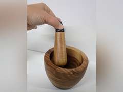 Thyme & Table Mortar and Pestle, "Bloom" Vase and Cutting Boards