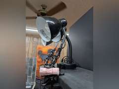 ADJUSTABLE DESK LAMPS INCLUDING PAIR OF CLAMP ON