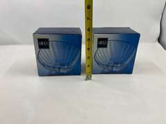 LR… Mikasa small serving candy/nut bowls, set of two, both come in original boxes, see pictures for details.