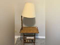 LR… Retro table/lamp/magazine rack combo, the Commodore collection by Rosalco, see pictures for details.