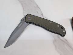 VINTAGE SCHRADE AND GERBER LOCKBACK KNIVES, INCLUDES HOLSTER FOR SCHRADE