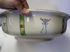 Swinnertons Hanley Very Large Serving Bowl with Floral Ribbon Design