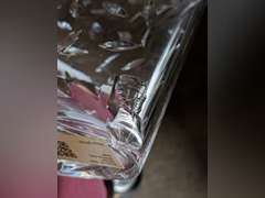 TIFFANY HEAVY CRYSTAL OVAL VASE AND BONUS GLASS VASE / CARAFE