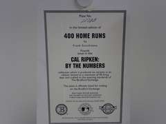 Cal Ripken Jr. 400 Home Runs Limited Edition Collector Plate