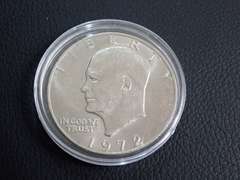 1972 EISENHOWER SILVER DOLLAR COIN