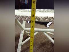 Wicker Patio Side Table