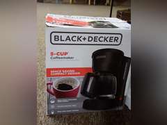 Black+Decker 5-Cup Coffeemaker & Sunbeam Racing #24 Coffee Maker