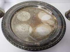 Roma Madrid Silver Plated Cordial Glasses & Silver Plated Tray