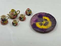 LR… Miniature tea set, see pictures for details.
