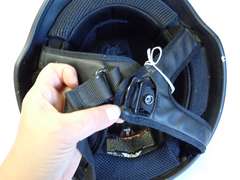 Black Motorcycle Helmet - Size Small