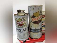 Vintage Falstaff Cans & Lucky Strike Tin