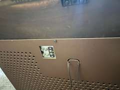 LR… Vintage Zenith stereo console, powers up, see pictures for details.