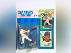 (2)1993 Starting Lineup MLB Figure & Card Sets (Larry Walker & Eric Karros)