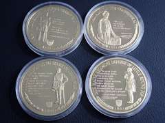 (4) CIVIL WAR SEQUICENTENNIAL COMMEMORATIVE COINS