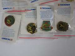 Collection of UNOCAL Dodgers Baseball Pins