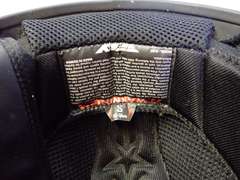 Black Motorcycle Helmet - Size Small