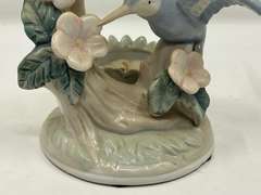 LR… Vintage hummingbird tea light figurine, see pictures for details.