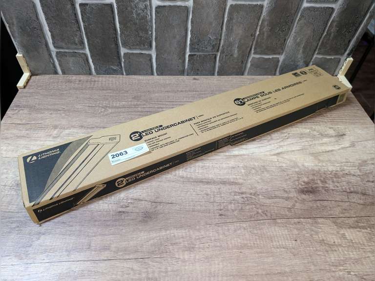 LITHONIA LIGHTING 2-FT LED UNDER CABINET LIGHT IN ORIGINAL BOX image
