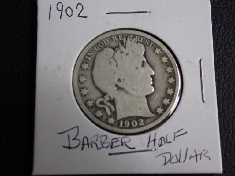 1902 BARBER HALF DOLLAR COIN image