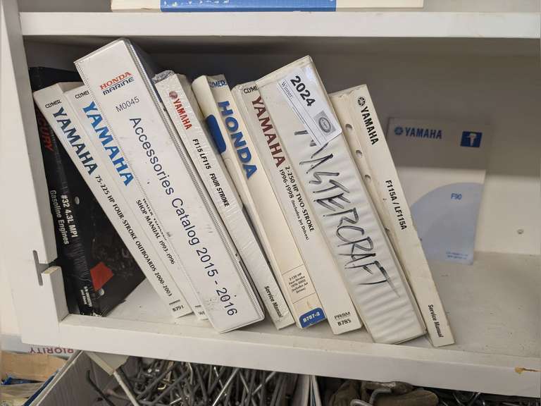 MARINE ENGINE SERVICE MANUALS, AND YAMAHA F90 OWNERS MANUAL image