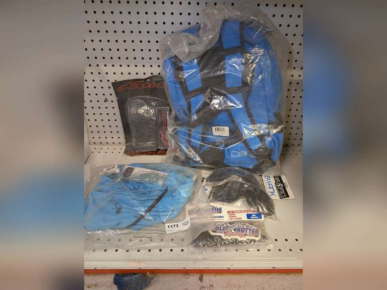 DSG BACKCOUNTRY BACKPACK, TECH SHIRT, TRIPLE 9 OPTICS SNOWMOBILE GOGGLES, ICE TRACTION SCREWS, AND ALPINESTARS REPLACEMENT RUBBER INSERTS image