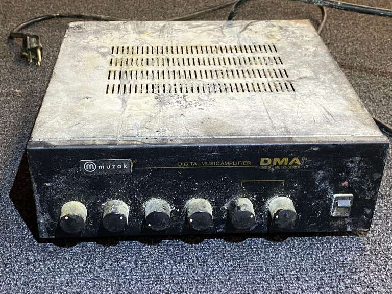 Muzak digital music amplifier, powers up, working condition unknown, see pictures for details. image