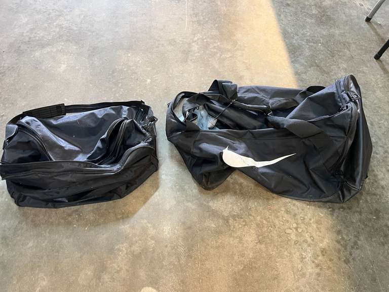 Soft sided totes/sports bag, two pieces, see pictures for details. image