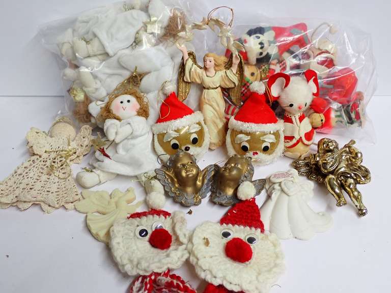 Mixed Lot of Holiday Ornaments Including Made in Japan image