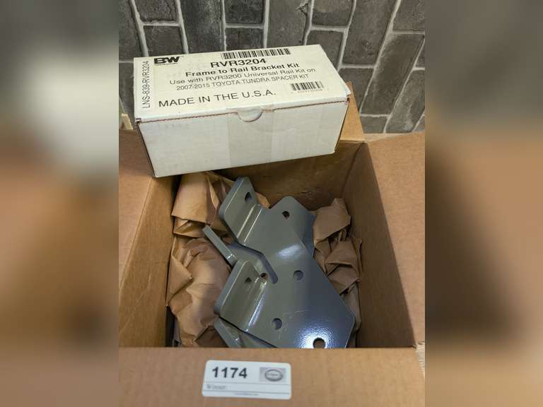 B&W TRAILER HITCHES FRAME TO RAIL BRACKETS FOR TOYOTA TUNDRA AND DODGE RAM image