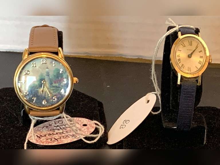 LADIES TIMEX WATCH & THOMAS KINCAID QUARTZ WATCH image