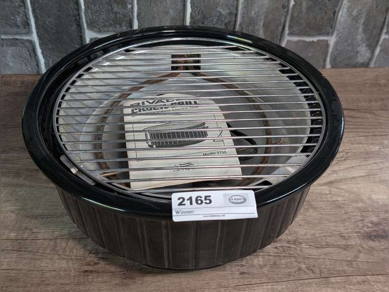 RIVAL "CROCK GRILL" SMOKELESS INDOOR ELECTRIC GRILL image