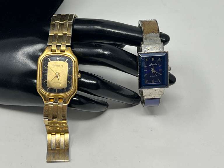 Fashion watches to include Gruen and Novelle, the back is missing on the Gruen, see pictures for details. image