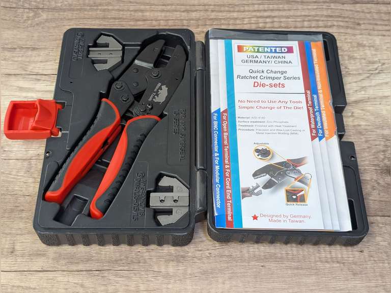 RHINO TOOLS QUICK CHANGE RATCHET CRIMPER SERIES DIE-SETS image