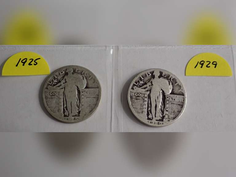 1925 & 1929 STANDING LIBERTY QUARTERS image