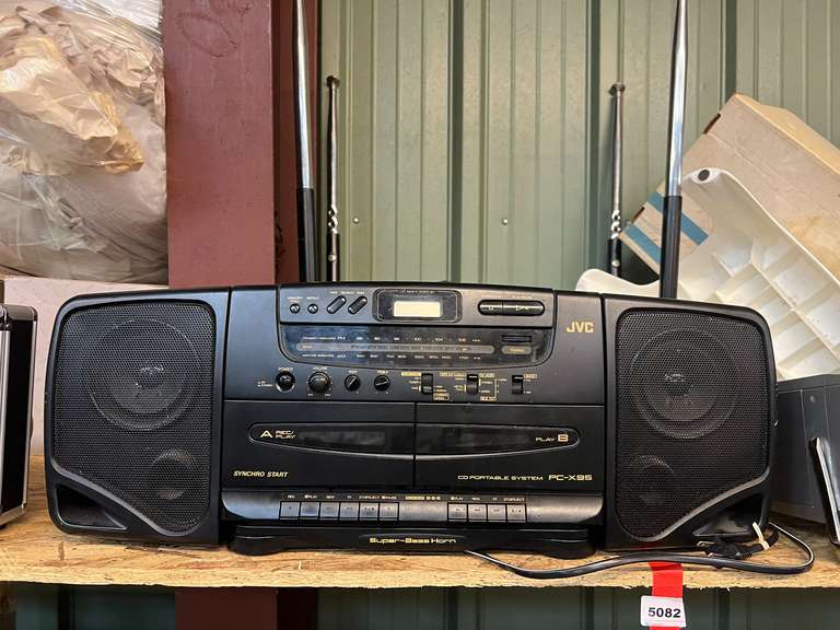JVCPC – X95 portable CD player, does not power up, see pictures for details. image