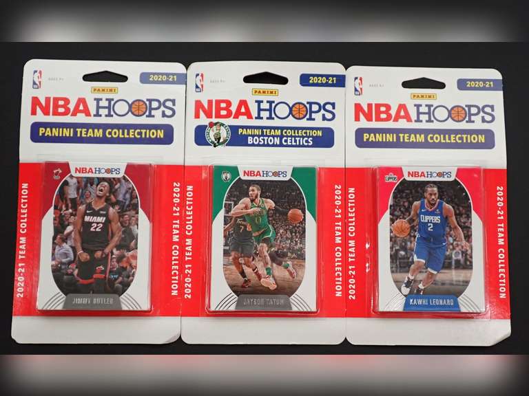 FACTORY SEALED 2020-2021 PANINI NBA HOOPS TEAM SETS image