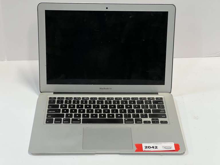MacBook Air laptop, working condition unknown, see pictures for details. image