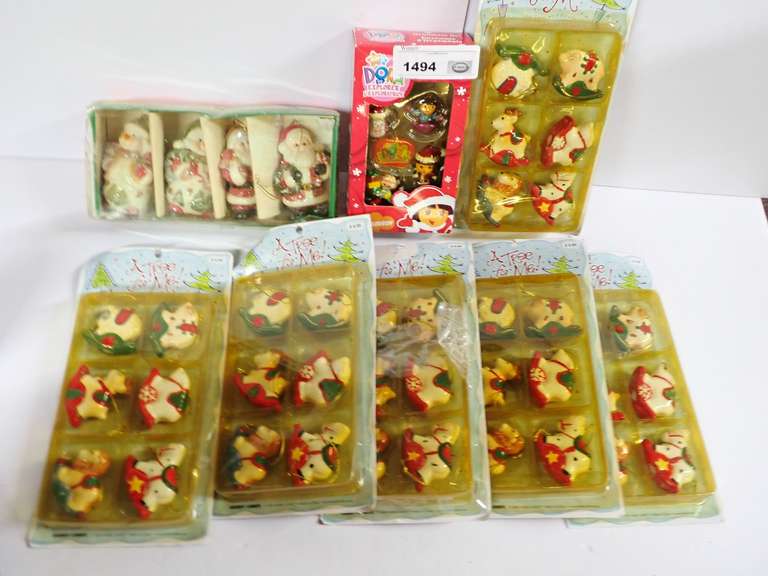 Lot of Christmas Ornaments image