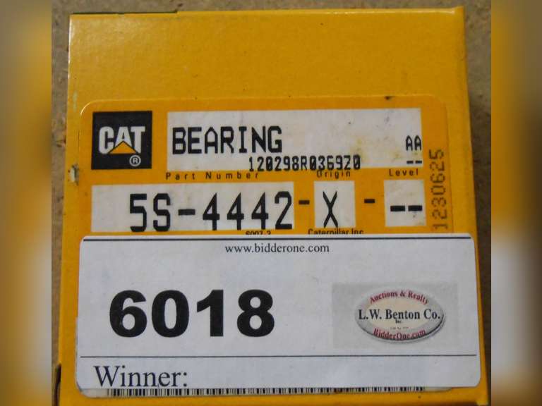 (1) CAT P/N 5S-4442 BEARING image