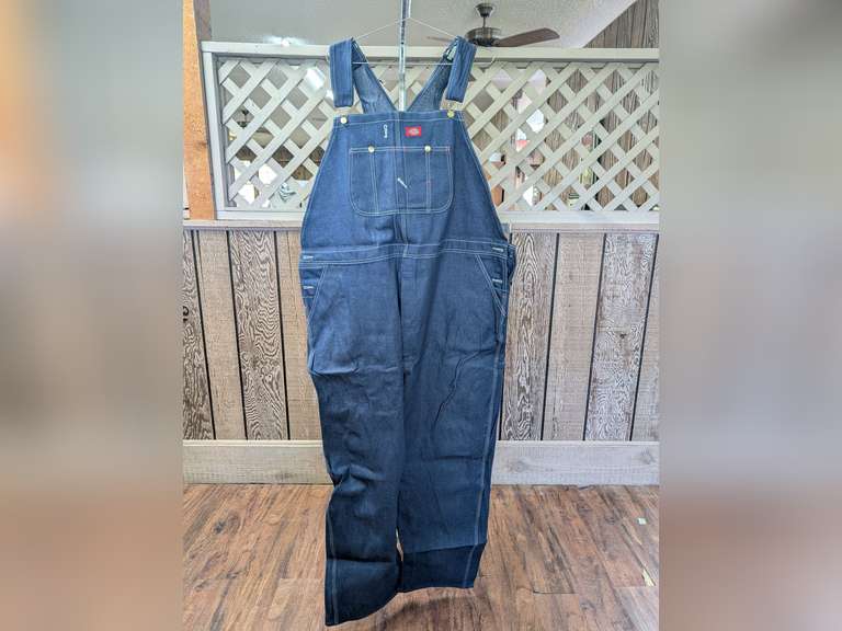 DICKEY'S OVERALLS WITH TAGS, SIZE 50X30 image