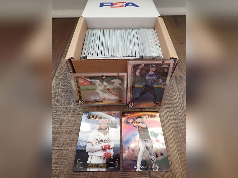 2025 TOPPS CHROME & TOPPS FINEST BASEBALL CARDS image