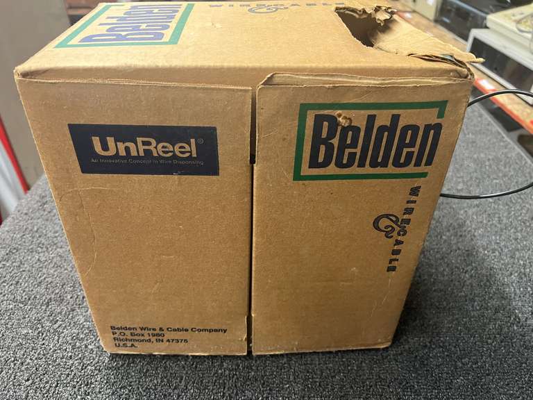 Partial roll of Belden wire cable, see pictures for details. image
