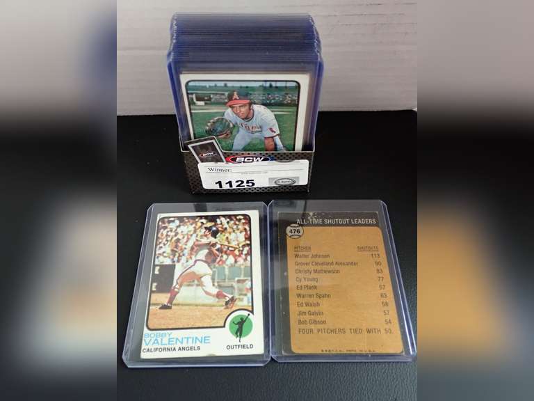 1973 TOPPS BASEBALL CARDS W/CONTENT LIST image