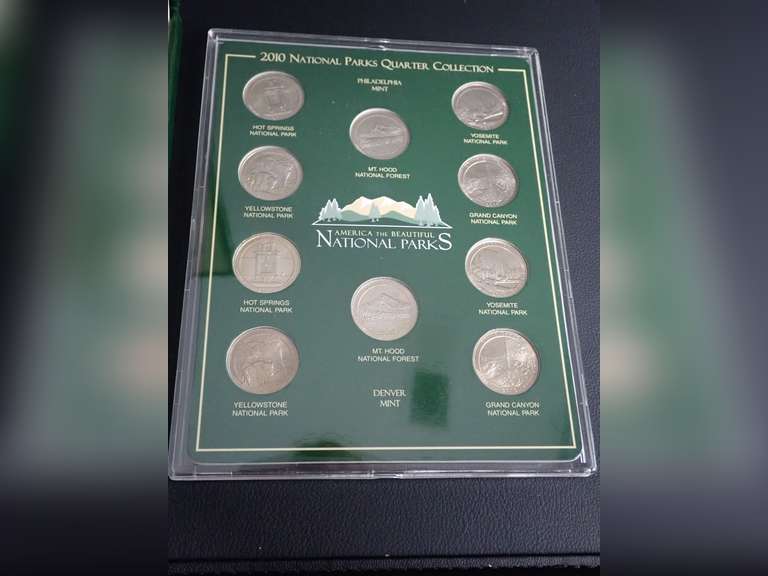UNITED STATES COMMEMORATIVE GALLERY "2010 NATIONAL PARK QUARTER COLLECTION" image