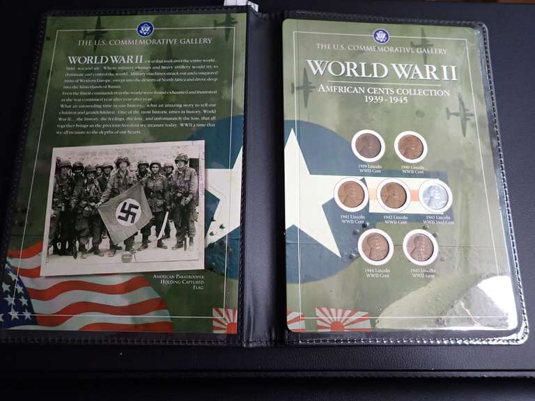 UNITED STATES COMMEMORATIVE GALLERY "WORLD WAR II AMERICAN CENTS COLLECTION" image