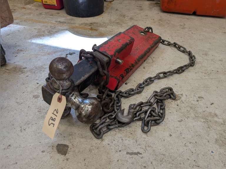 THREE WAY TRAILER HITCH WITH FORKLIFT ADAPTER image