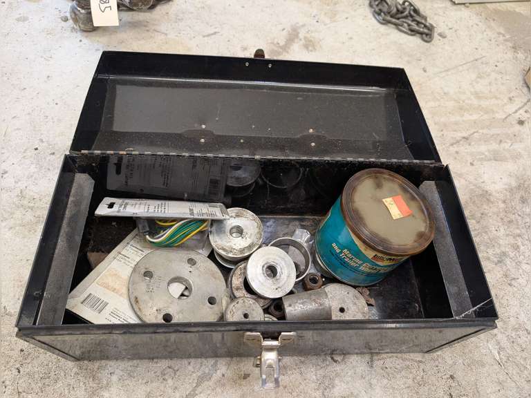 STACK-ON TOOLBOX WITH MIXED MARINE SPECIALTY TOOLS & MARINE GREASE image
