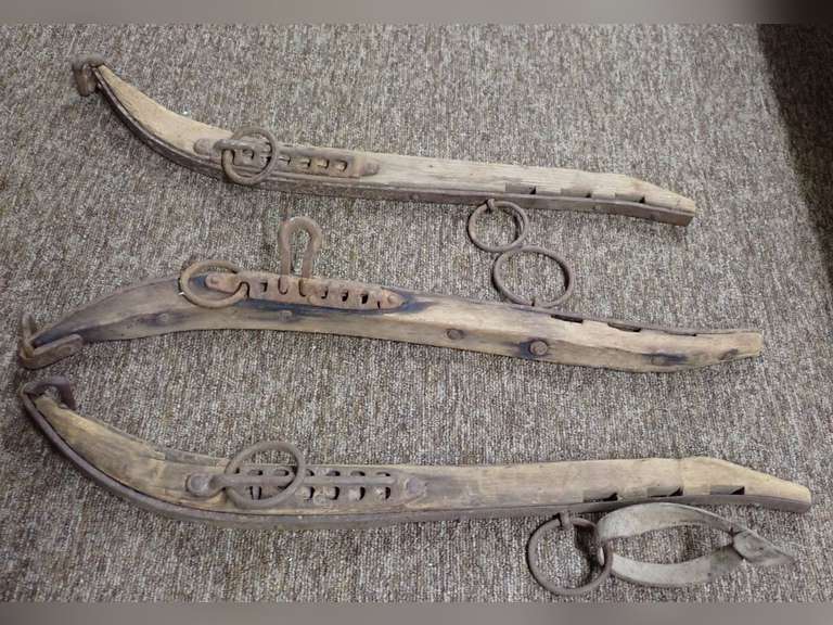 Antique Wooden Ox Yokes image
