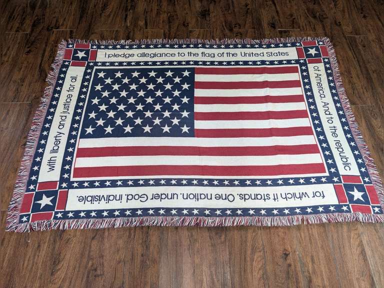 PLEDGE OF ALLEGIANCE / US FLAG THEME THROW image