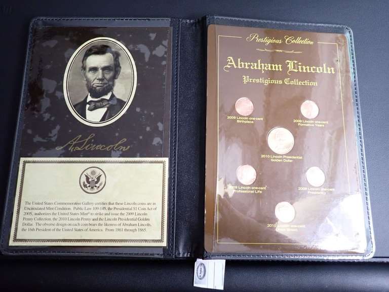 UNITED STATES COMMEMORATIVE GALLERY " ABRAHAM LINCOLN PRESTIGIOUS COLLECTION" image